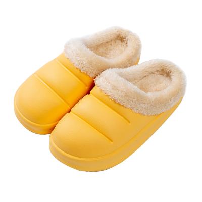 China EVA Winter Women Shoes House Waterproof Slippers Bag To Lodging Waterproof Fashion Shoes Warm Slippers for sale