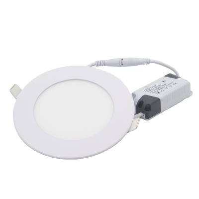 China Hot Sale Long Lifespan LED Panel Light Cheap OEM Price Odm Smd 24v DC 18w DC 18w Led Slim Ceiling Recessed Round Led Panel Light for sale