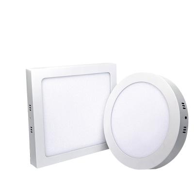 China Long Lifespan Outdoor Mounted Programmable LED Light Panel 12W 18W 24W Film Ceiling Led Panel Light for sale