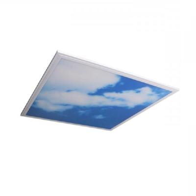 China Long Lifespan LED Panel Light Led Skylight 595x595 Square 40w 2d Blue Sky & Recessed Cloud Image Led Panel Light Ceiling Panel Lamp for sale