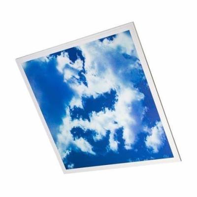 China Long Lifespan LED Light Panel Skylight Panel 595*595Mm Led Blue Sky Clouds Ceiling Light Panel Light For Hospital Office for sale