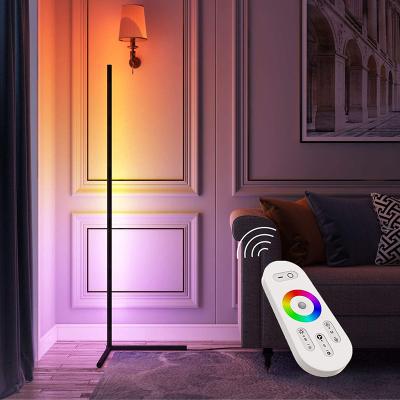 China Lighting Functions New Product 140cm Remote Control White Decorative Floor Lighting Interior Lamp For Bedroom for sale