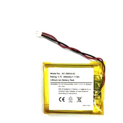 China Watch Lithium Polymer Battery 361-0034-02 For G Armin Fenix ​​3 Smart Watch Bateria 3.7V 300mAh Hour for sale