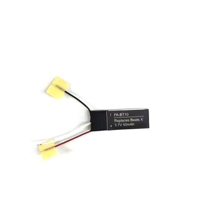 China Headphone Battery 50mah 3.8v Replacement Li-polymer Headphone Battery For Beats X Battery for sale