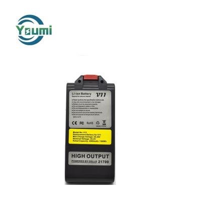 China High quality vacuum cleaner 21700 battery for D V11 4000mah 25.2V yson vacuum cleaner for sale