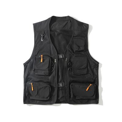 China QUICK DRY functional brand city tactical vest tooling vest fishing reporter vest men's vest for sale