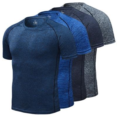 China Wholesale Custom Quick Dry Polyester Anti-Wrinkle Short T-shirt Men's O-Neck Sleeve Leisure T-Shirt for sale