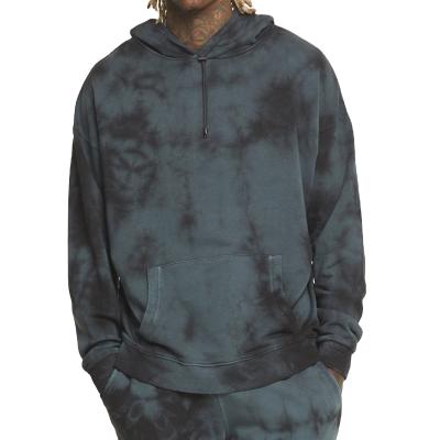 China Anti-wrinkle men's hoodie tie dye autumn and winter brand personality oversized printing men's custom sweatshirt for sale