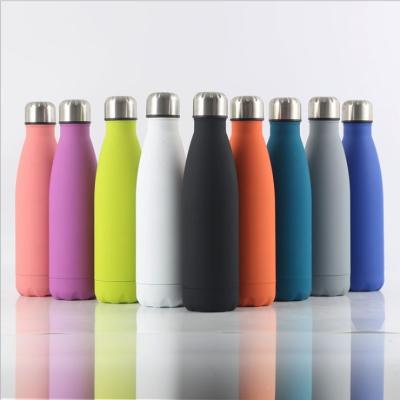 China Business Customized Colors Stainless Steel Coke Double Wall Insulated Vacuum Cola Shape Sport Drinking Water Bottles for sale