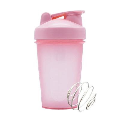 China 400ML Viable Wholesale Custom Logo BPA Free Printing Plastic Protein Bottle Shaker With Lids for sale