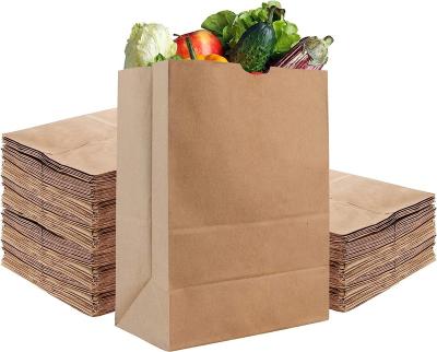 China Recyclable Custom Kraft Paper Handbag Shopping Bag Food Paper Bag for sale