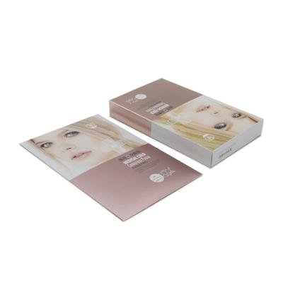 China Recyclable Paper Box Package With Custom Logo Sleeping Facial Mask Packaging Box Boxes For Masks for sale