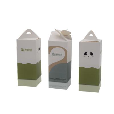 China Recycled Materials Logo Printed Custom Retail Skincare Bottles Or Cosmetic Jars Kraft Paper Box for sale