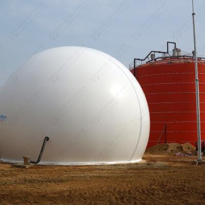 China Industry Fuel CE Qualified Biogas Storage Bag For Landfill Waste Treatment Biogas Digester for sale