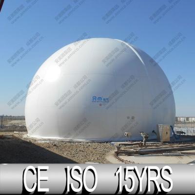 China Industry dual fuel membrane biogas balloon, biogas storage balloon, gas balloon for sale