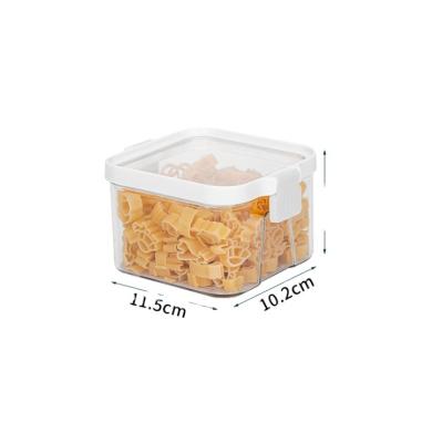 China Folding 480ml Sealed Tank Amazon Hot Product Sealed Kitchen Refrigerator Cereal Storage Tank Fresh-keeping Box Tank for sale