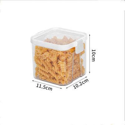 China 750ml Folding Sealed Pasta Wholesale High Quality Clear Plastic Storage Box Container Reservoir Sealing Food Container for sale