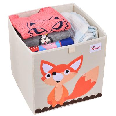 China The Housewear storage box of the newest selling storage in 2021 hot foldable storage box children and the home furnishings open storage box can be washed for sale