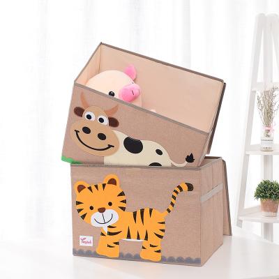 China Storage The Hottest Product In 2021 Collapsible Cube Chest Basket Kids Toy Organizer Boxes Toy Storage Organizer for sale