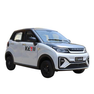 China Leather KEYU Lower Price Four Wheel Car Small Electric Adults Cars For Adults for sale