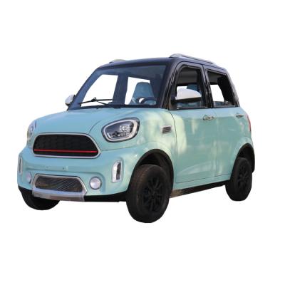 China Leather KEYU New Energy Four Wheel Small Mini Electric Delivery Car Vehicle For Adult for sale