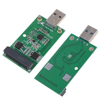 China New Product FR-4 Ngff M.2 SSD To Usb3.0 Slot Adapter Card M Key M.2 Port SSD Port To PCI Pcie Expansion Card PCI-e Express for sale