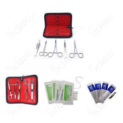 China School and Hospital 3 Layer Surgical Suture Practice Kit Suture Practice Pad Suture Tool Kit Te koop