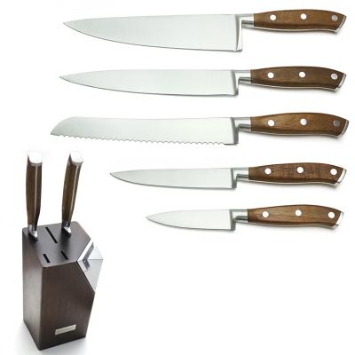 China Sustainable Hip-Home 5 Pcs Stainless Steel Kitchen Knives Set Custom Stainless Steel Kitchen Knives Set for sale