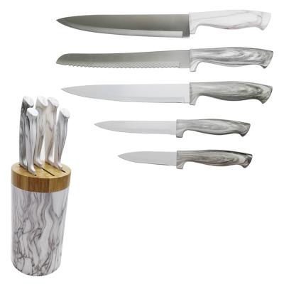 China Sustainable Hip-home 5pcs Best kitchen knife colored kitchen knifes set stainless steel kitchen knife for sale