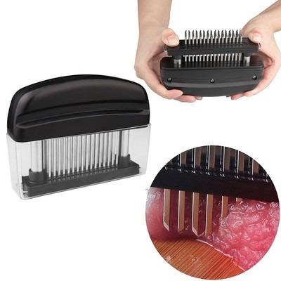 China Hip-Home Viable Amazon Hot Selling 48 Blades Stainless Steel Manual Meat Tenderizer Natural Steaks and Meat Tenderizer Meat for sale