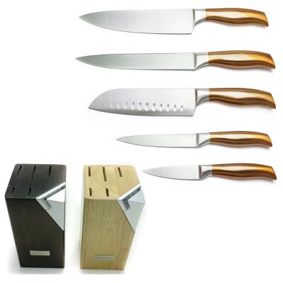 China Meat Cleaver Kitchen Knife Set and Fruit Knife Stainless Steel Chef Knife Set Hip-home Sustainable Fine Workmanship for sale