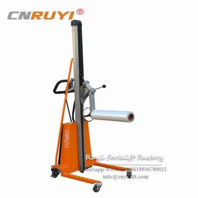 China Reel Handling Mobile Hydraulic Roll Film Lifter From 100kg To 200kg for sale