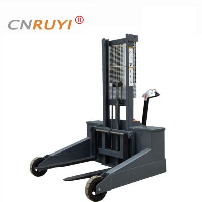 China Hotels 1.5T 3000mm Offroad Electric Pallet Stacker for sale