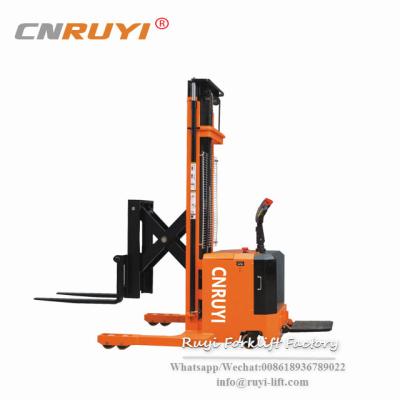 China Long Time Working Small Electric Forklift 1.8T Pallet Stacker 500~2000KG for sale