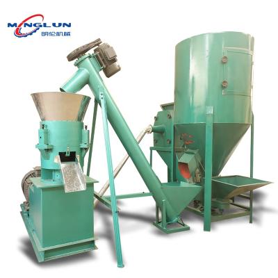 China Producing Animal Feed Pellets Household Feed Pellet Machine Line Pig Feed Pellet Mill Machine Production Equipment for sale