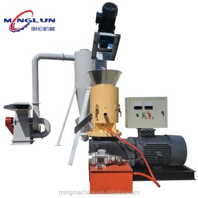 China Factory Waste Building Template Wood Pellet Making Machine Wood Chip Granulator Production Line for sale