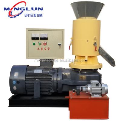 China 30kw Mahogany Sakura Wood Waste CE Certification Machinery Repair Shops Flat Die Pellet Machine Wood Pellet Mill for sale