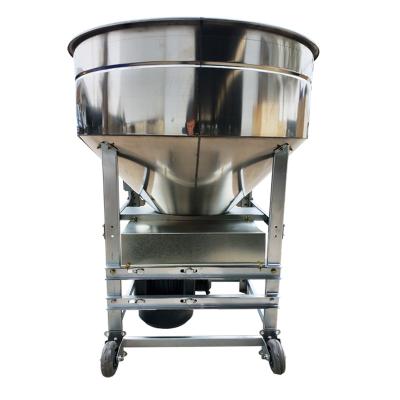 China Plastic Particle Stirring Raw Material Cheap Industrial Stainless Steel Universal Plastic Cement Mixer for sale