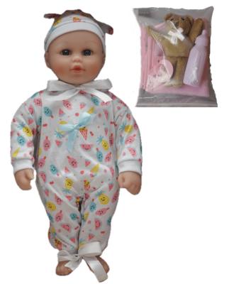 China 16 Inch Realistic Silicone Baby Soft Toy - Doll, Reborn Weigh Doll in Dot Outfit, with Accessories for sale