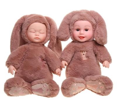 China Wholesale doll animal lullaby simulation vinyl limb motion plush doll sleep doll soothing children's toys for sale