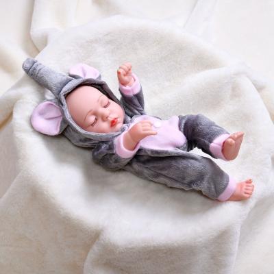 China Fashion Cute Bebe Dolls 12in Baby Doll Soft Body Movement Reborn Silicone Reborn Dolls Limb Baby Toys For Girls for sale