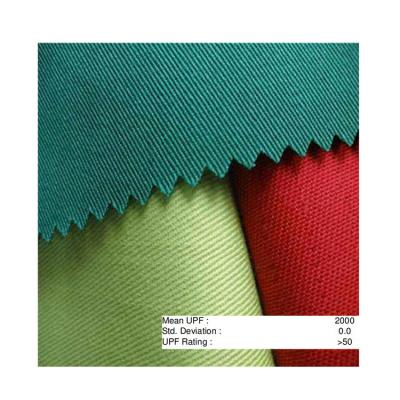 China Flame Retardant 100% Cotton UPF 50+ Anti Fire Resistant Anti UV Fabric For Industry for sale