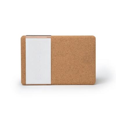 China Cheap Eco Friendly Organic Yoga Accessories Cork 9x6x4 Yoga Block for sale