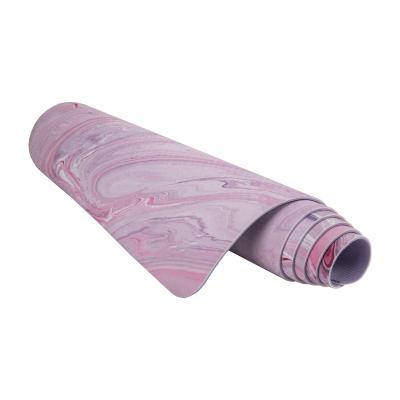 China Custom Yoga Mat Gray Print Color 6 Mm Logo Double Microfiber Type Tpe Erercise Rainbow Full Yoga Mat for sale