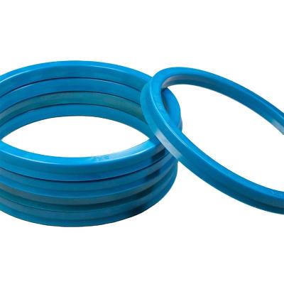 China PU and NBR Reinforced Head Seal Anti-pressure and Anti-Wear U-Seal + Rubber Star Ring for sale