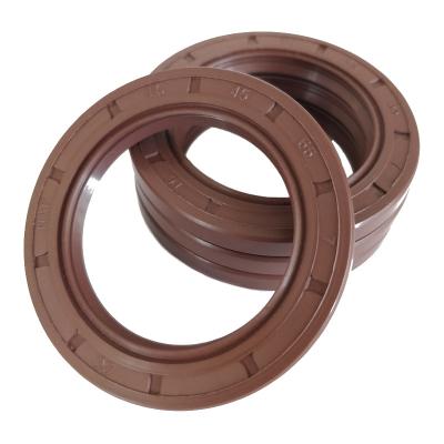 China New Pump Promotion FKM Material Brown Oil Seal FKM Rubber Seals for sale