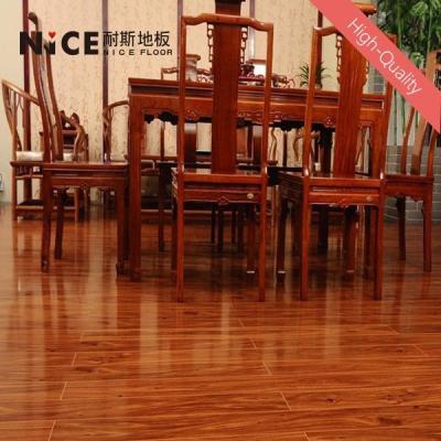 China Import Export 12mm Traditional High Gloss Non Slip Flooring Laminate Flooring for sale