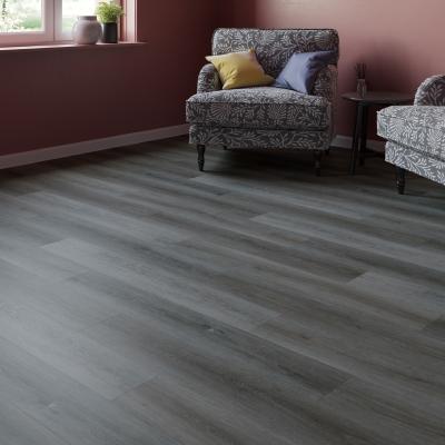 China DARK GRAY modern NEWCOMER HYBRID FLOORING SPC for sale