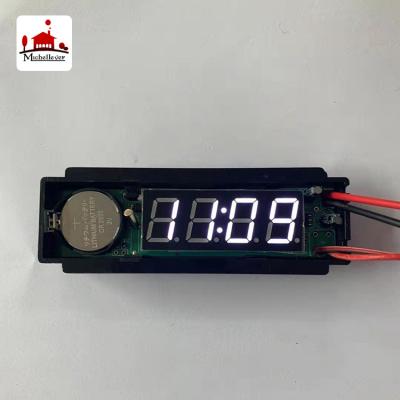 China Insert Mirror Digital Clock LED Display For LED Mirror Insert Accessories 4 Digit 7 Segment Clock Led Display for sale