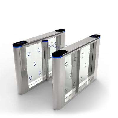 Cina Ce approved access Speed Gate Turnstile 304 stainless steel card reader door indoor and outdoor in vendita